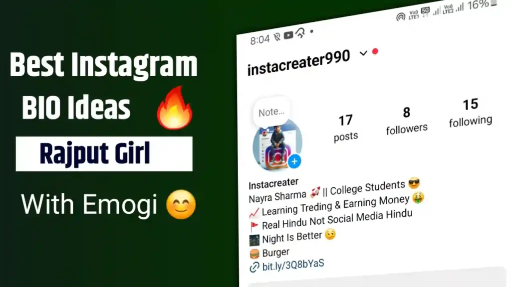 Instagram Bio For Rajput Girl